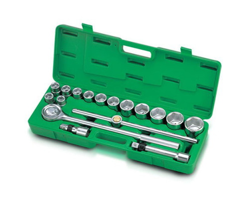 Набор головок с трещоткой TOPTUL 3/4" 17ед. (12-гр.) GCAI1702