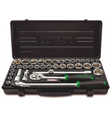 Набор инструментов для авто TOPTUL 1/2" (дюйм+метр.) 38ед. GBB38190