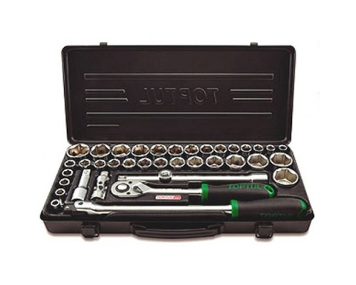 Набор инструментов для авто TOPTUL 1/2" (дюйм+метр.) 38ед. GBB38190