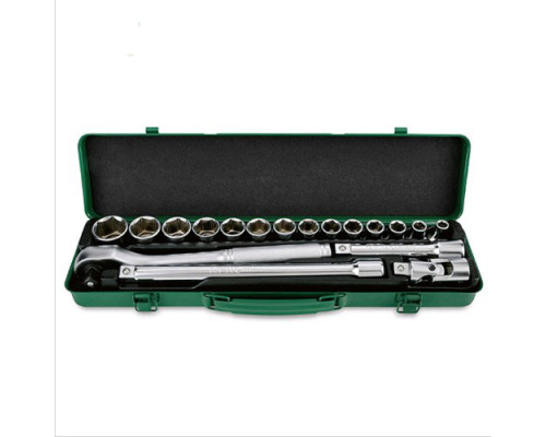 Набор головок с трещоткой TOPTUL 1/2" 18ед. GCAD1821
