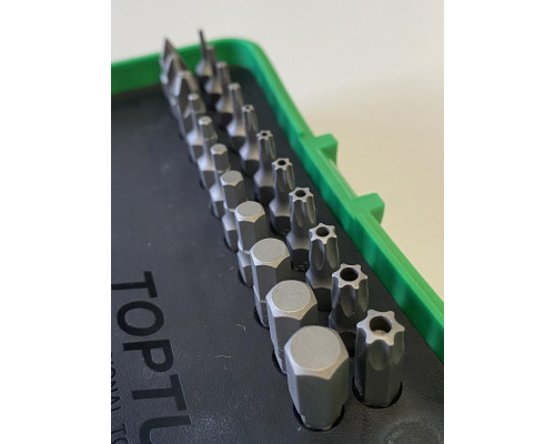 Набор бит и головок с трещоткой TOPTUL 1/4" 41ед. (12-гр.) GADW4502