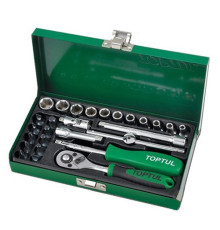 Автомобильный набор инструментов TOPTUL 1/4" 27ед. GCAD2701