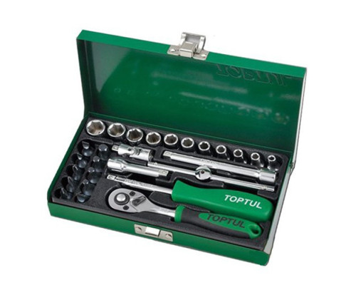 Автомобильный набор инструментов TOPTUL 1/4" 27ед. GCAD2701