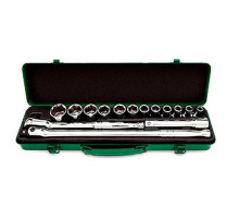 Автомобильный набор инструментов TOPTUL 1/2" 15ед. (6-гр.) GCAD1508