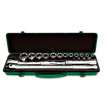 Автомобильный набор инструментов TOPTUL 1/2" 15ед. (6-гр.) GCAD1508