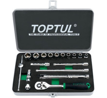 Набор инструмента дюймового TOPTUL 1/4" 18ед. 3/16"-9/16" GCAD1811