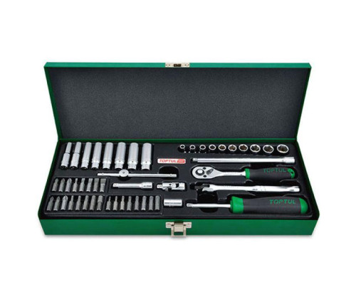 Профессиональный набор инструмента TOPTUL 1/4" 50ед. (12-гр.) GCAD5004
