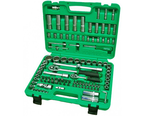 Профессиональный набор автоинструмента 1/4", 1/2" 108ед. (12-гр.) TOPTUL GCAI108R1