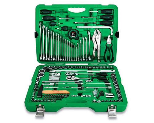 Универсальный набор инструмента 1/4", 3/8", 1/2" 144ед. TOPTUL GCAI144R