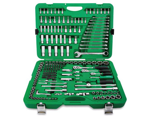 Профессиональный набор инструмента 1/4", 3/8", 1/2" 216ед. TOPTUL GCAI216R
