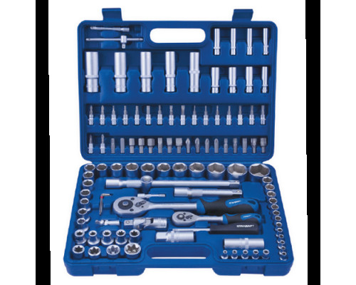 Автомобильный набор инструментов 1/4", 1/2" 108ед. (12-гр.) СТАНДАРТ ST-0108-12
