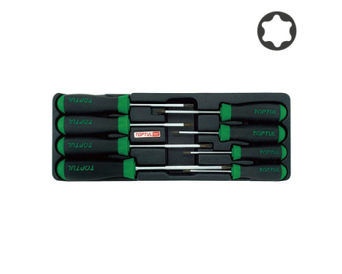 Набор отверток TORX T9-T40 8ед. (в ложементе, тип А) TOPTUL GAAT0813
