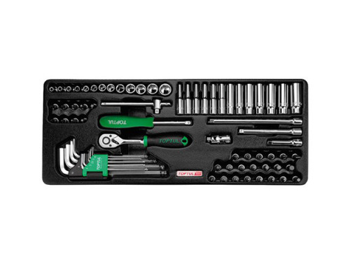 Набор инструмента в ложементе 1/4" 72ед. TOPTUL GCAT7202