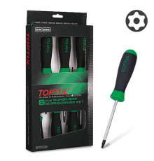Набор отверток TORX с отверстием T10-T40 6ед.TOPTUL GAAE0610