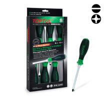 Набор ударных отверток с шестигранником 6 ед. PRO-PLUS SERIES TOPTUL GFE-0602