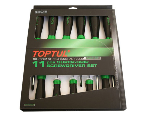 Набор отверток TOPTUL 11 ед. GAAE1101