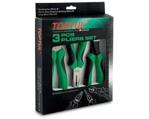 Набор шарнирно-губцевого инструмента TOPTUL 3ед. GAAE0307