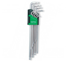 Г-образные ключи TORX TOPTUL T10-T50 9ед. супердлинные GAAL0923