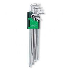 Г-образные ключи TORX TOPTUL T10-T50 9ед. супердлинные GAAL0923