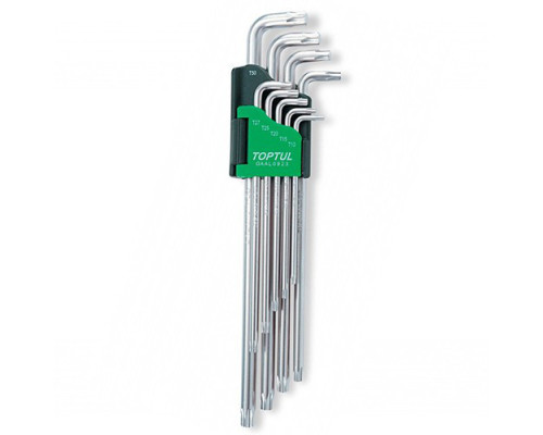 Г-образные ключи TORX TOPTUL T10-T50 9ед. супердлинные GAAL0923