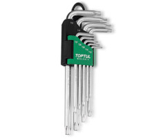Набор ключей TORX Г-обр. TOPTUL T10-T50 9ед. длинных GAAL0914