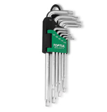 Набор ключей TORX Г-обр. TOPTUL T10-T50 9ед. длинных GAAL0914
