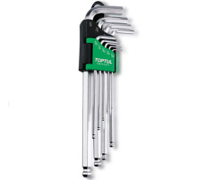 Набор шестигранников дюймовых с шаром TOPTUL 1/16"-3/8" 9ед. GBAL0901