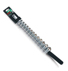 Набор головок дюймовых на планке TOPTUL 1/2" 19 ед. GAAQ1608U