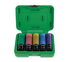 Набор головок для литых дисков TOPTUL 1/2" 5ед. Pro-Series GDAI0503