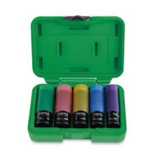 Набор головок для литых дисков TOPTUL 1/2" 5ед. Pro-Series GDAI0503