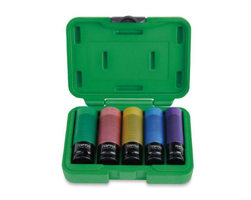 Набор головок для литых дисков TOPTUL 1/2" 5ед. Pro-Series GDAI0503