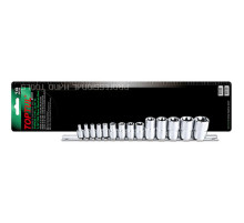 Набор головок TORX на планке TOPTUL 1/4"-1/2" E4-E24 14ед. GAAR1402