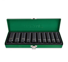 Набор головок дюймовых ударных длинных TOPTUL 1/2" 7/16-1" 10ед. GEAD1002