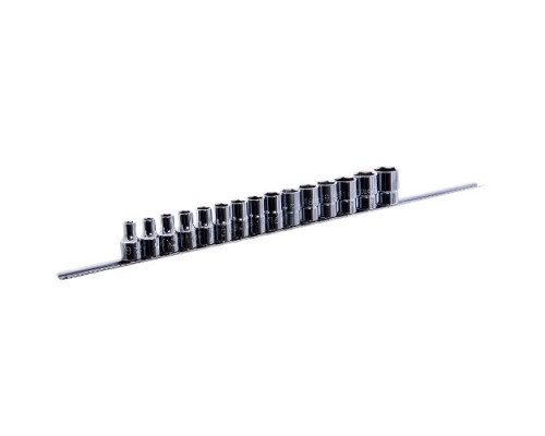 Набор головок торцевых на планке TOPTUL 1/2" 15ед. 8-24мм GAAQ1602U
