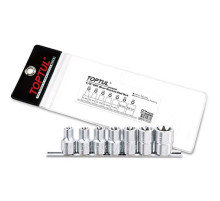 Набор головок TORX на планке TOPTUL 1/2" E10-E24 7ед. GAAG0704