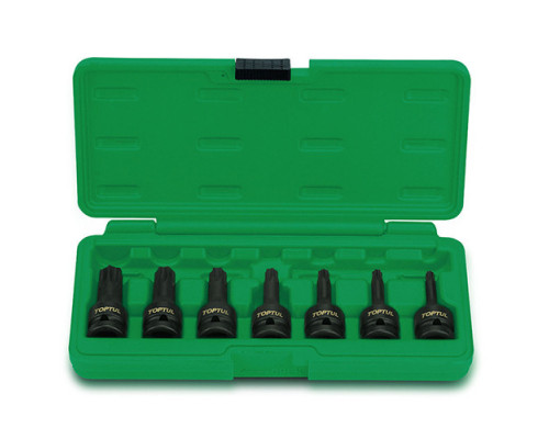 Набор головок TORX TOPTUL ударных 1/2" Т30-T70 7ед. GDAI0701