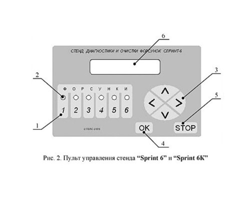 Стенд промывки топливных форсунок Sprint6