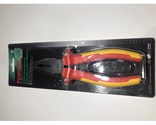 Пассатижи электрика 7" 1000V VDE TOPTUL DGCA2207