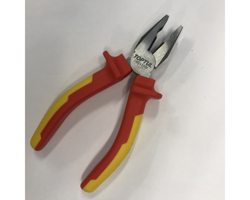 Пассатижи электрика 6" изолированные 1000V VDE TOPTUL DGCA2206