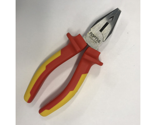 Пассатижи электрика 6" изолированные 1000V VDE TOPTUL DGCA2206