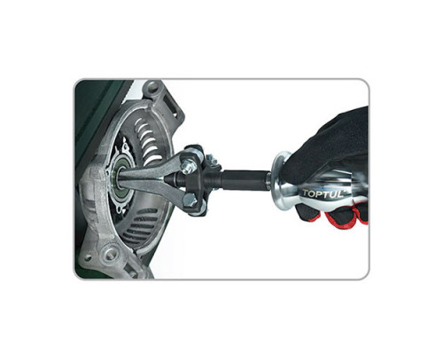 Съёмник трёхзахватный с обратным молотком 5ед. TOPTUL JGAI0502