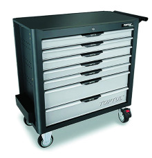 Тележка инструментальная профессиональная TOPTUL 7 секций JUMBO NEW PRO-LINE (серая) TCBK0703