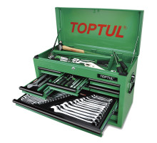 Ящик с инструментом TOPTUL (TBAA0901, 9 секций) 186ед. GCBZ186A