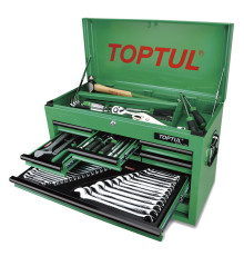 Ящик с инструментом TOPTUL (TBAA0901, 9 секций) 186ед. GCBZ186A