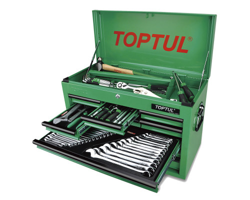 Ящик с инструментом TOPTUL (TBAA0901, 9 секций) 186ед. GCBZ186A