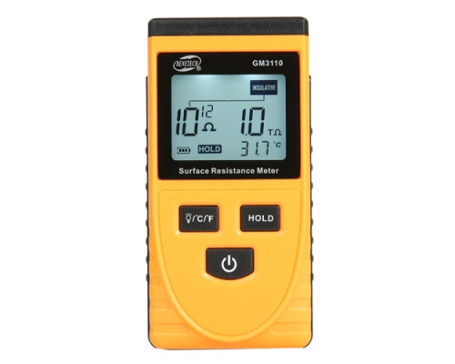 Тестер для измерения сопротивления поверхности (1kΩ ~1000ГΩ) BENETECH GM3110