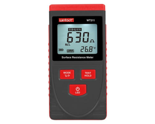 Тестер сопротивления поверхности (100Ω ~1000ГΩ) WINTACT WT311