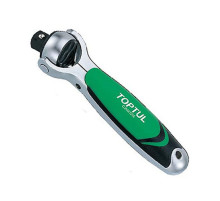 Трещотка 1/2" с шарниром (360°) TOPTUL 72 зубца укороченная CJNM1616
