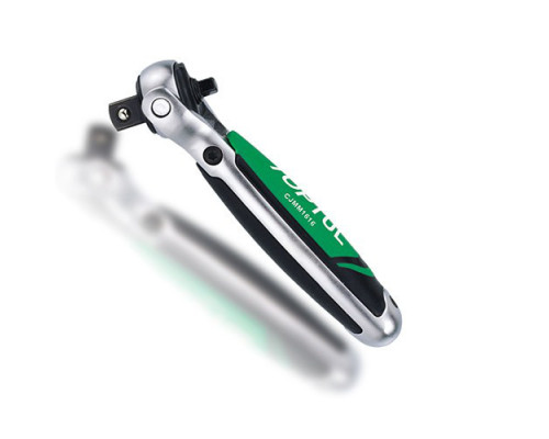 Трещотка 1/2" с шарниром (360°) TOPTUL 72 зубца укороченная 1/4"х1/2" CJMM1616