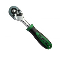 Трещотка 1/4" TOPTUL 36 зубцов (масло-бензостойкая ручка) S135